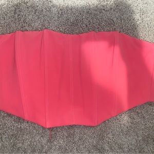 Hot Pink Lace Up Busiter